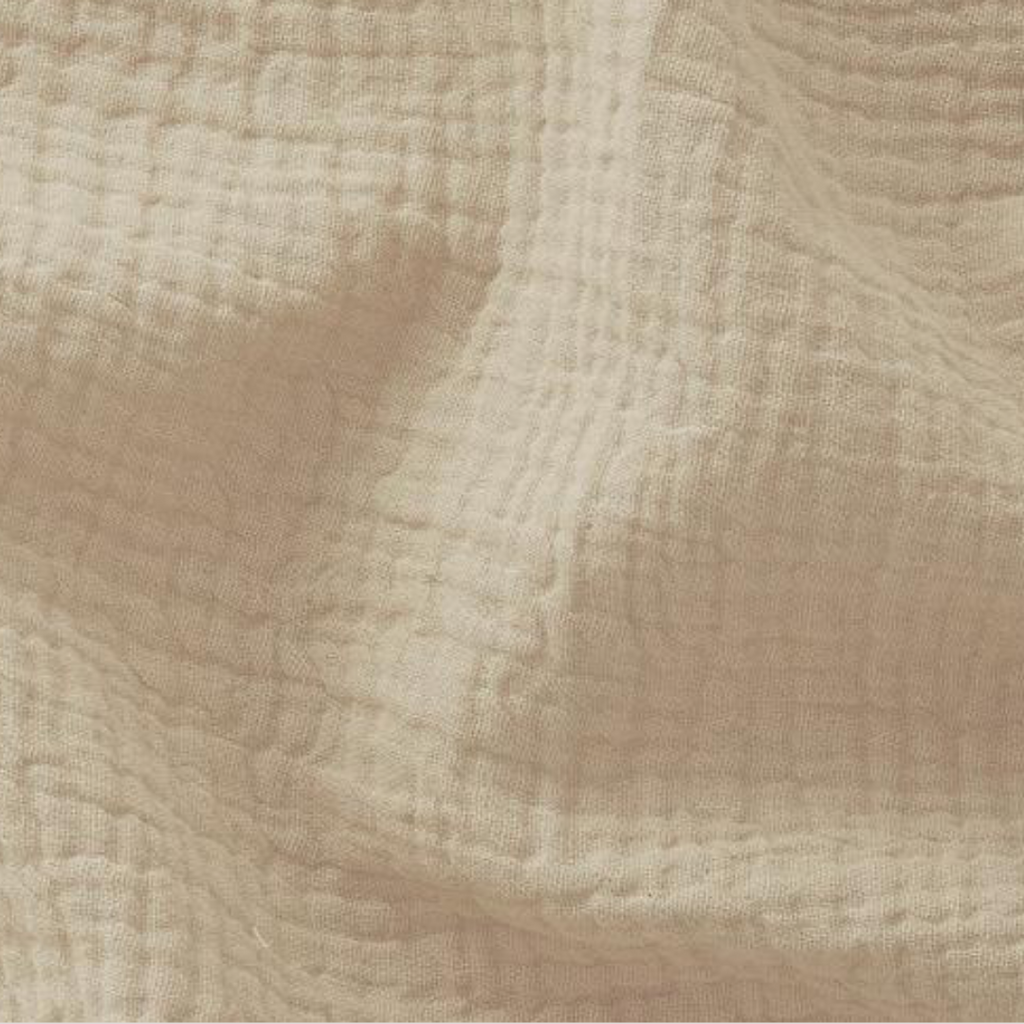 tissu double gaze coton oeko-tex lin neutre